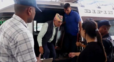  हाइसमा काठमाडौं ल्याइएका पौडेल कम बोले, अधिकांश समय सुते 